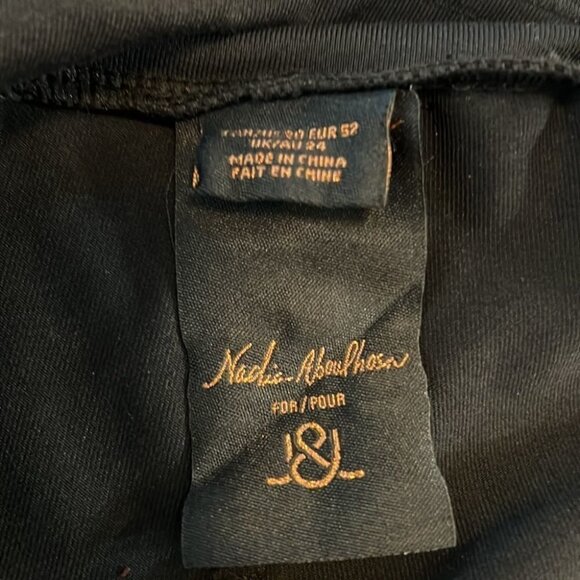 SIZE 20 Addition Elle Nadia Aboulhosn Love & Legend Black Zipper  Leggings - Picture 9 of 10